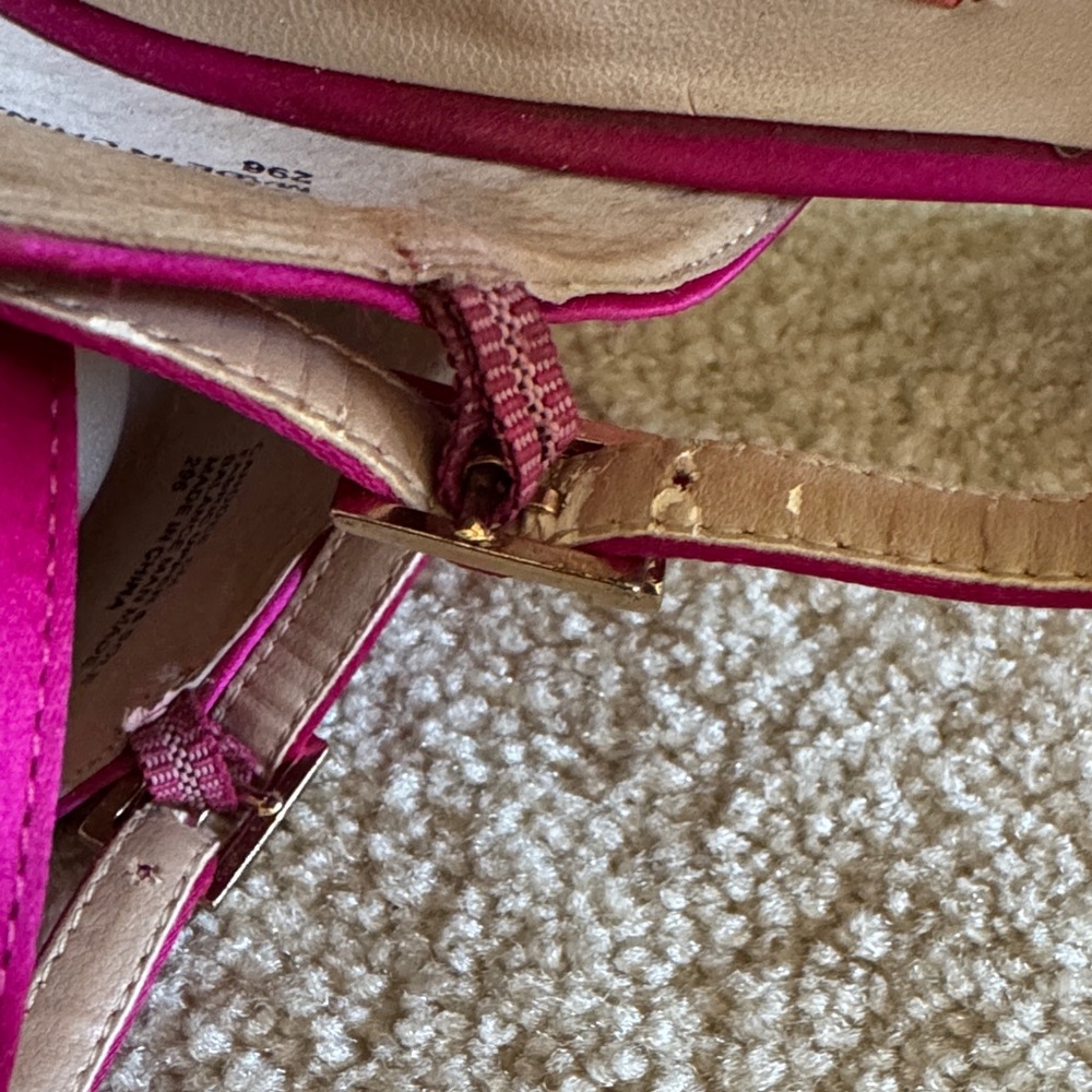 🎀 Pink Satin Candee T-Strap Bow Heels 🎀 - Picture 12 of 14